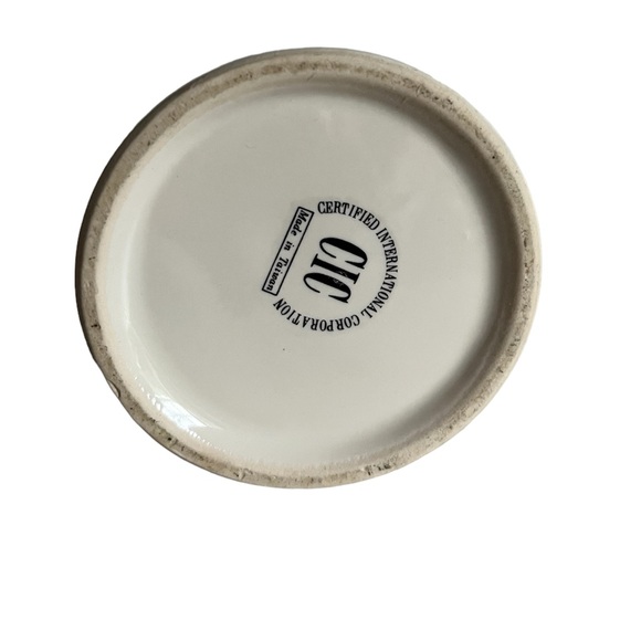 Italia Classico Parmagiano Ceramic Parmesan Cheese Shaker Metal Lid 14oz - Picture 5 of 7